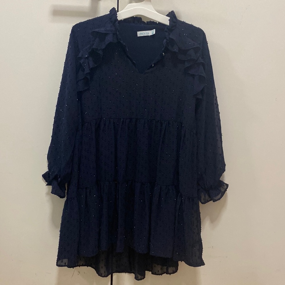 Abel & Lulu size 10 blue dress